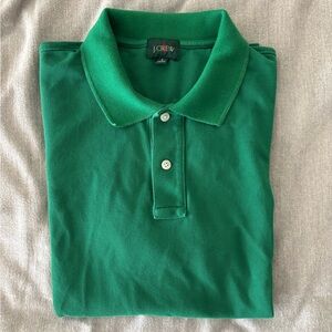 J. Crew Men's Green Polo Shirt
